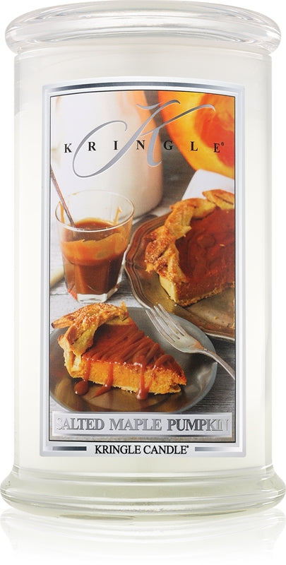 Kringle Candle Salted Maple Pumpkin candela profumata 624 g