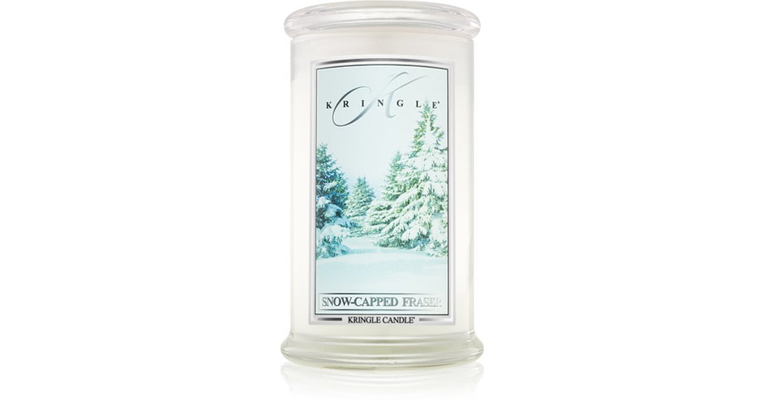 Kringle Candle 雪をかぶったフレイザーの香りのキャンドル 624 g