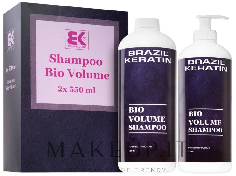 Set Brazil Keratin Bio Volume Shampoo (h/shampoo/550mlx2)