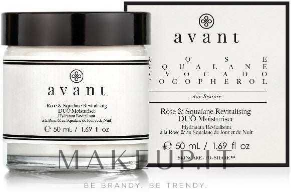 Crema idratante revitalizzante alla rosa e squalano Avant Rose &amp; Squalane Revitalising DUO Moisturiser 50 ml