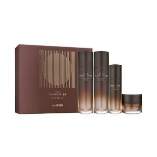 The Saem - Juego de 3 productos para el cuidado de la piel True Mushroom LX