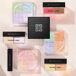 Givenchy Prisme Libre Mat-Finish \Enhanced Radiance Cipria 4 In 1 Harmony 1 Mousseline Pastel - 12g