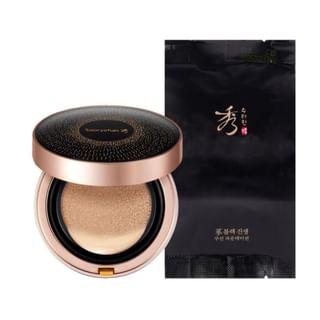 Sooryehan Zwart kussen Ginseng Foundation Set - 2 kleuren 