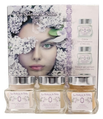 La Sultane de Saba Set Viso Aloe Vera Fico e Orchidea — Kasvosetti