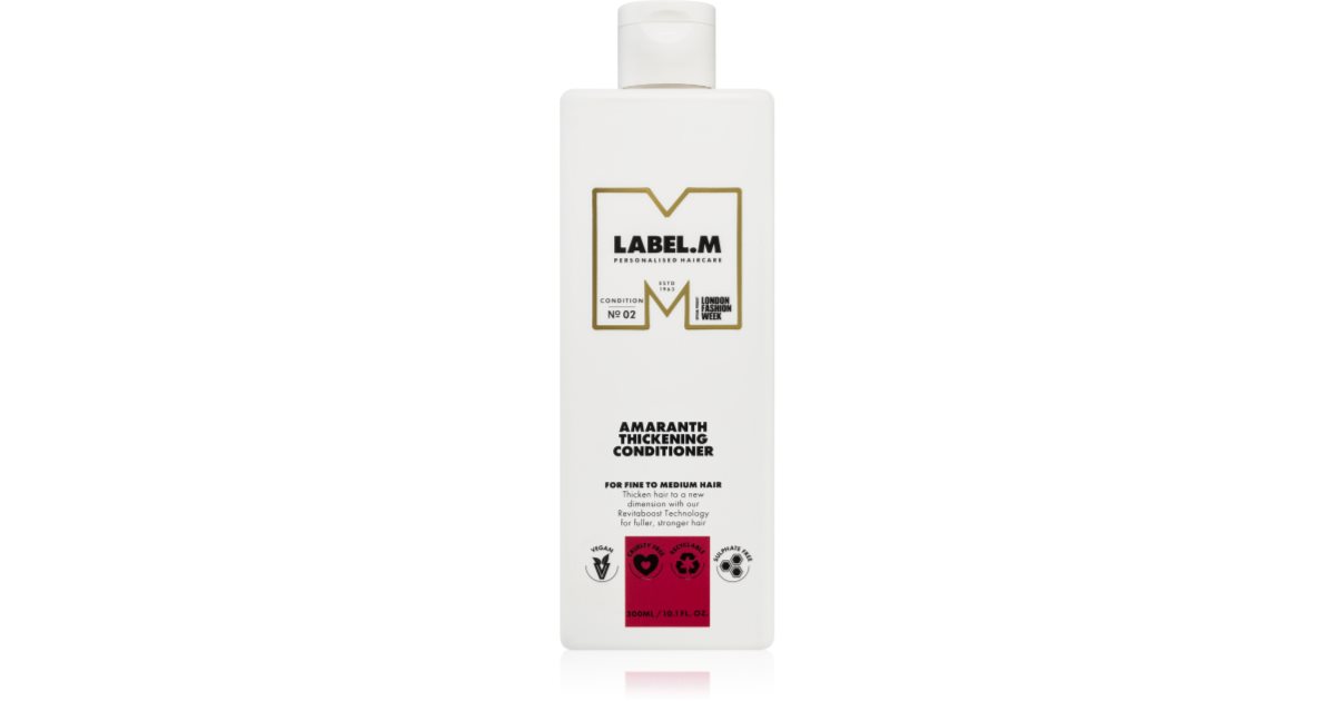 label.m Acondicionador espesante de amaranto para cabello delicado 300 ml