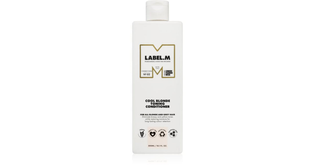 label.m Cool Blonde balsamo per capelli biondi 300 ml