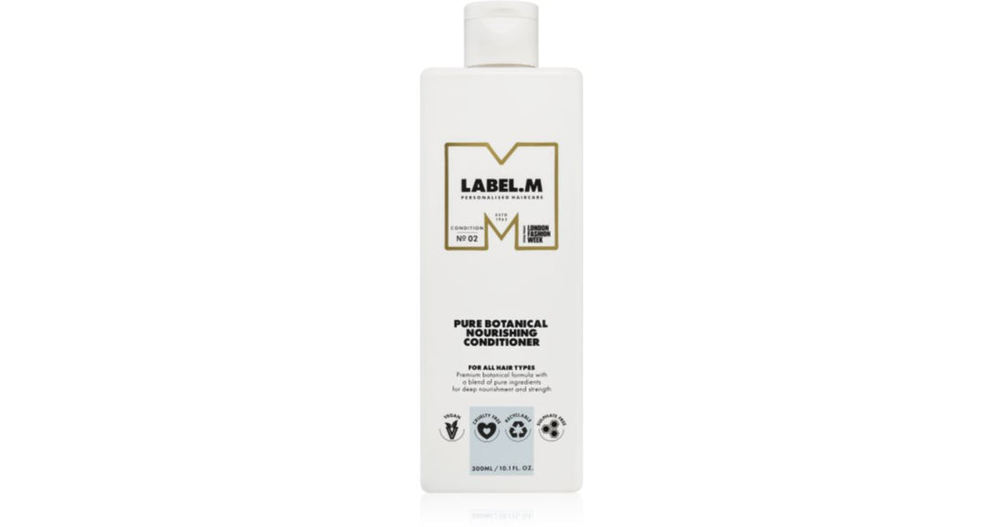 label.m Pure Botanical ενυδατικό conditioner για όλους τους τύπους μαλλιών 300 ml