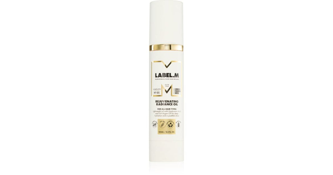 label.m Rejuvenating Radiance Light Hair Oil 100 מ&quot;ל