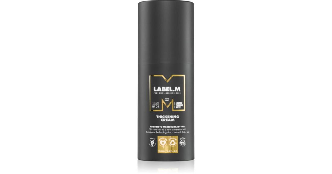 label.m Crema modeladora espesante para todo tipo de cabello 150 ml