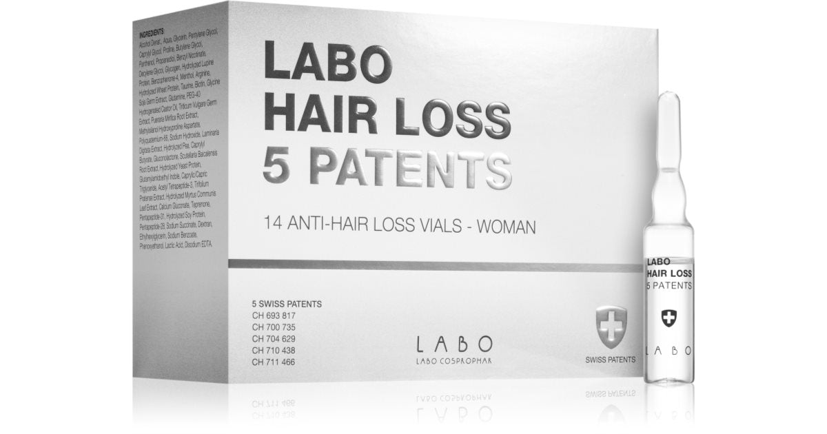 Labo Patents intenzivní kúra proti vypadávání vlasů pro ženy 14x3,5 ml