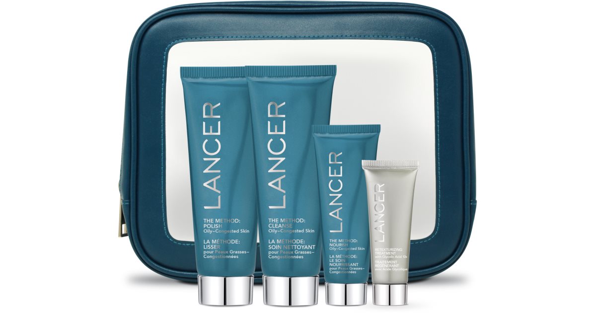 LANCER THE METHOD INTRO KIT Oily-Congested Skin Gift Set (For Oily Skin)