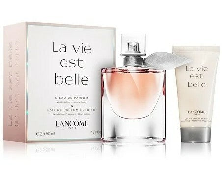 Lancôme La Vie Est Belle - EDP 50 מ&quot;ל (ניתן למילוי) + קרם גוף 50 מ&quot;ל