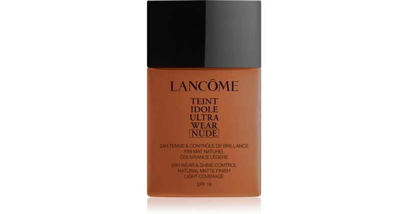 Lancôme Teint Idole Ultra Wear Nude base matificante leve cor 17 Ebène 40 ml