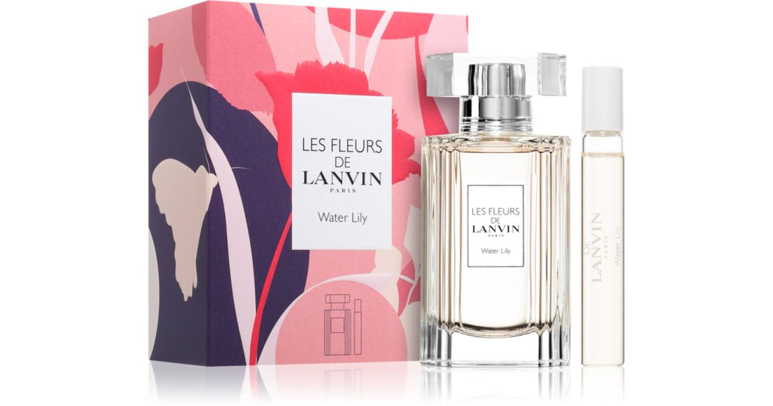 Lanvin 여성용 수련 선물 상자 Lanvin 워터릴리 오드뚜왈렛 50ml + 오드뚜왈렛 7.5ml