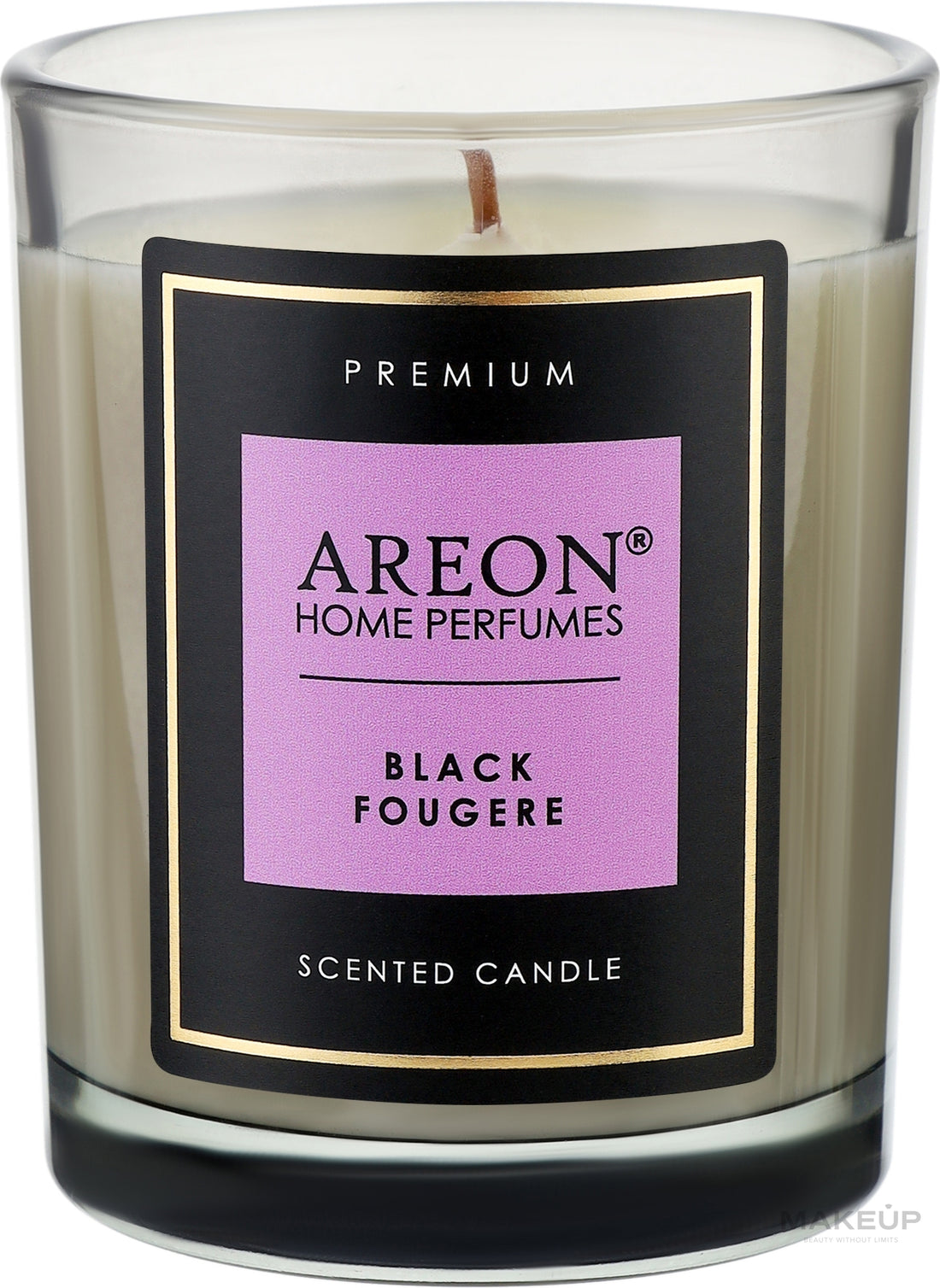 Candela profumata Areon Home Perfumes Premium Black Fougere Scented Candle