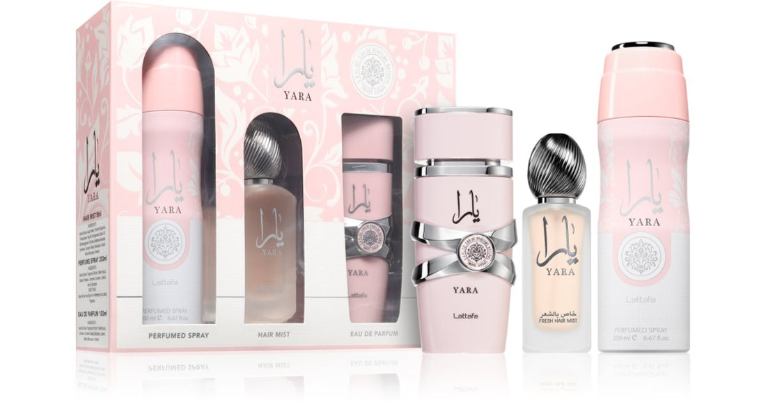 Lattafa Coffret cadeau femme 3 pièces Yara