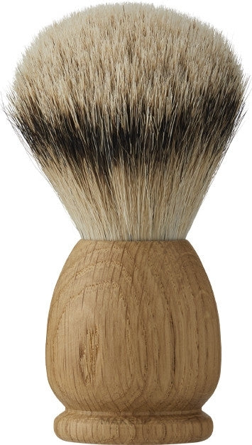 Pennello da barba, grande Acca Kappa Apollo Oak Wood Superior Silver Badger Shaving Brush