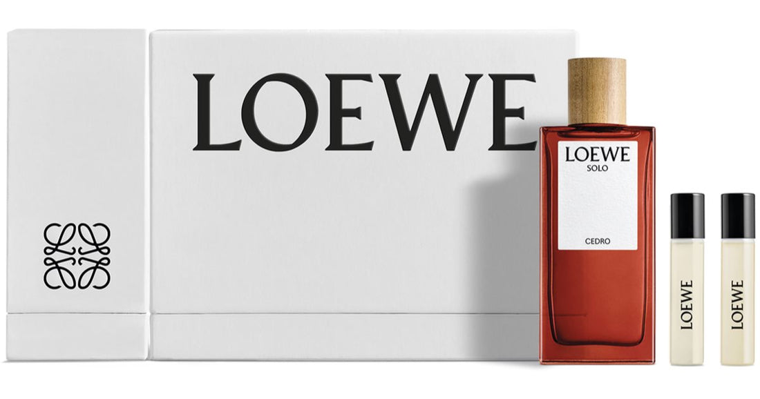 Coffret cadeau Loewe Solo Cedro pour homme Eau de Toilette 100 ml Eau de Toilette 10 ml + Esencia Eau de Toilette 10 ml