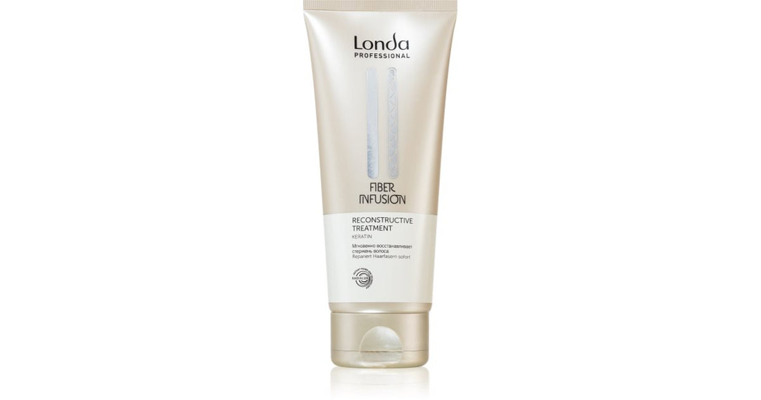 Londa Professional Fiberinfusion Rekonstruktiv behandling i salonen maschera regenerator til beskadiget hår med keratin 750 ml