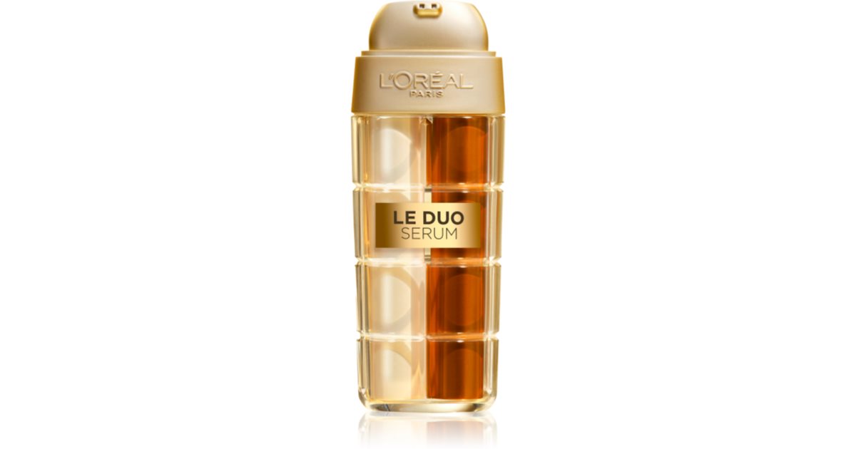 L’Oréal Paris Age Perfect Le Duo sérum rajeunissant biphasique pour une peau lumineuse et lisse 30 ml