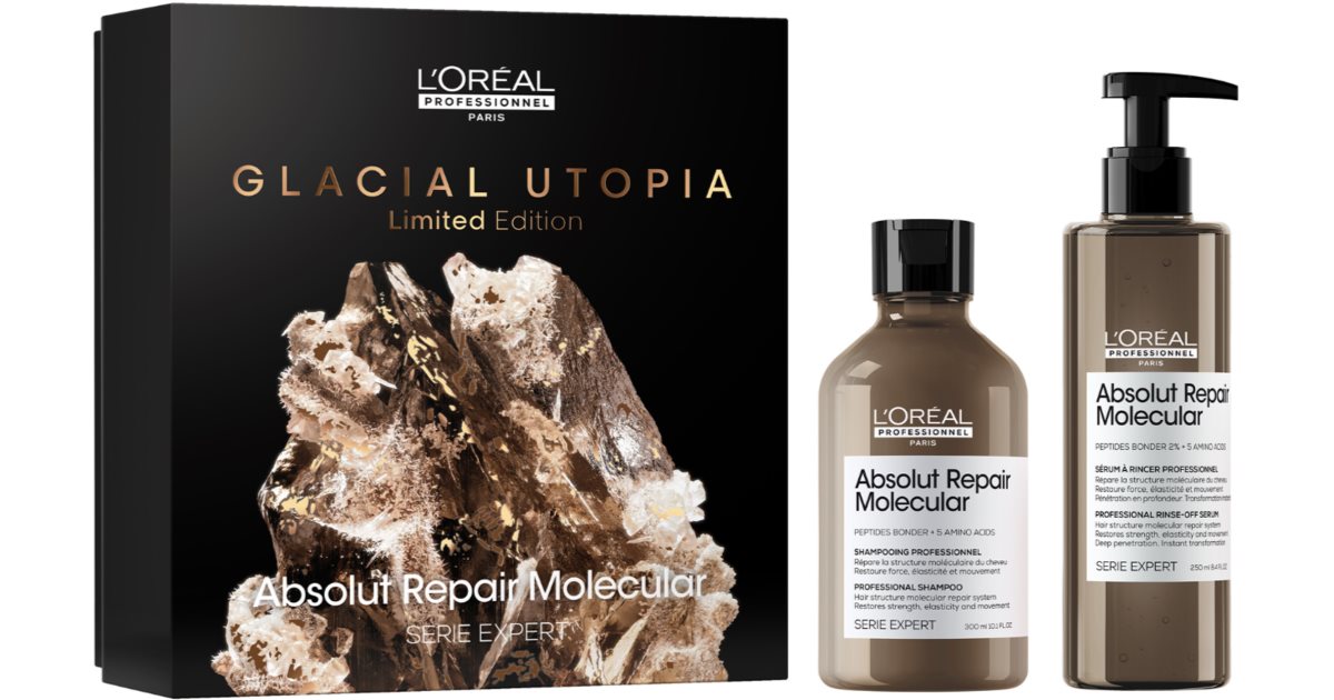 L’Oréal Professionnel מארז מתנה של Serie Expert Absolut Repair Molecular (לשיער פגום)