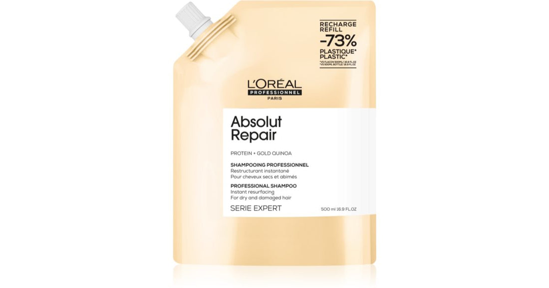 L’Oréal Professionnel Serie Expert Absolut Repair Tiefenregenerationsshampoo für strapaziertes und trockenes Haar 500 ml