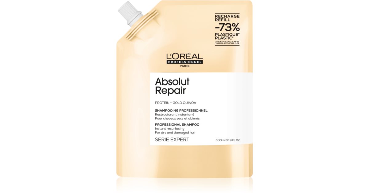 L’Oréal Professionnel Serie Expert Absolut Repair champú de regeneración profunda para cabello dañado y seco 500 ml