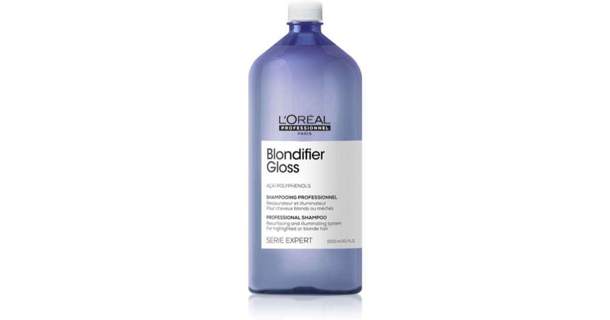 L’Oréal Professionnel Serie Expert Blondifier reparerende og gjenoppbyggende sjampo for hår med kalde blonde highlights 1500 ml