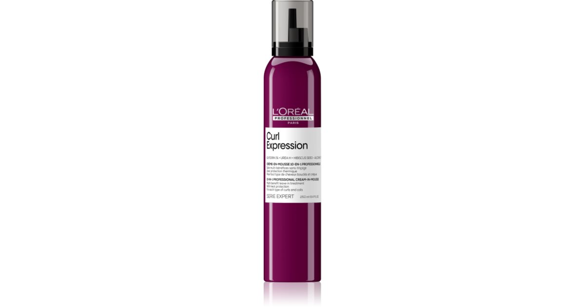 L’Oréal Professionnel Serie Expert Expression Mousse Styling: 250 ml per Capelli Mossi e Ricci