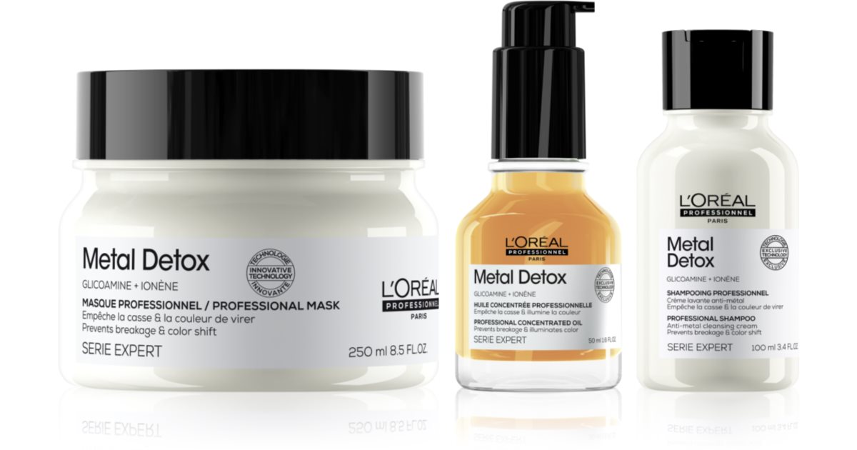 L’Oréal Professionnel Serie Expert Metal Detox Vorteilspackung (für gefärbtes Haar)