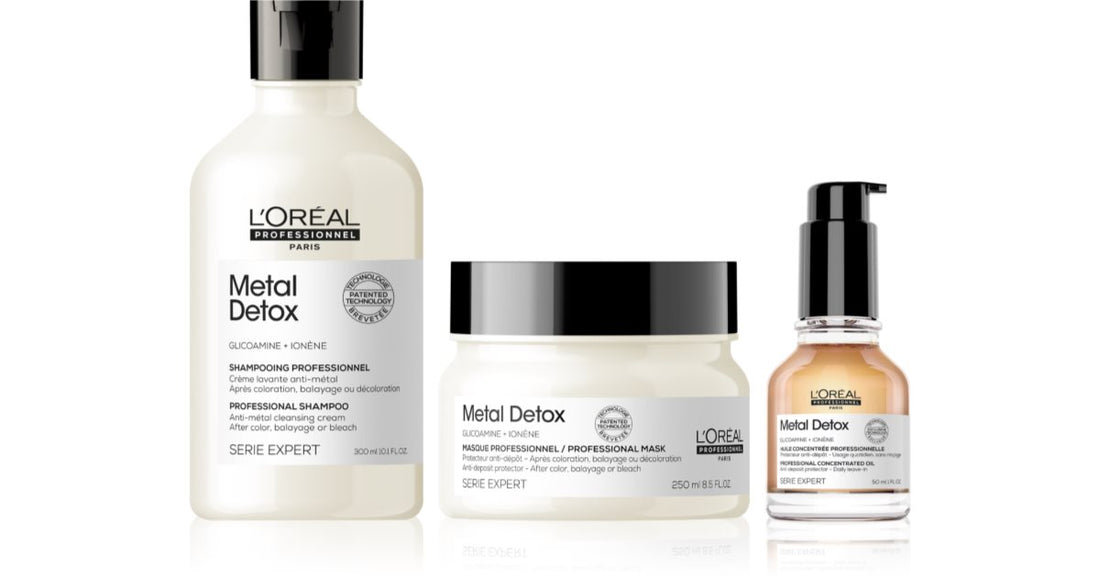 L’Oréal Professionnel Serie Expert Metal Detox חבילה נוחה לניקוי עמוק