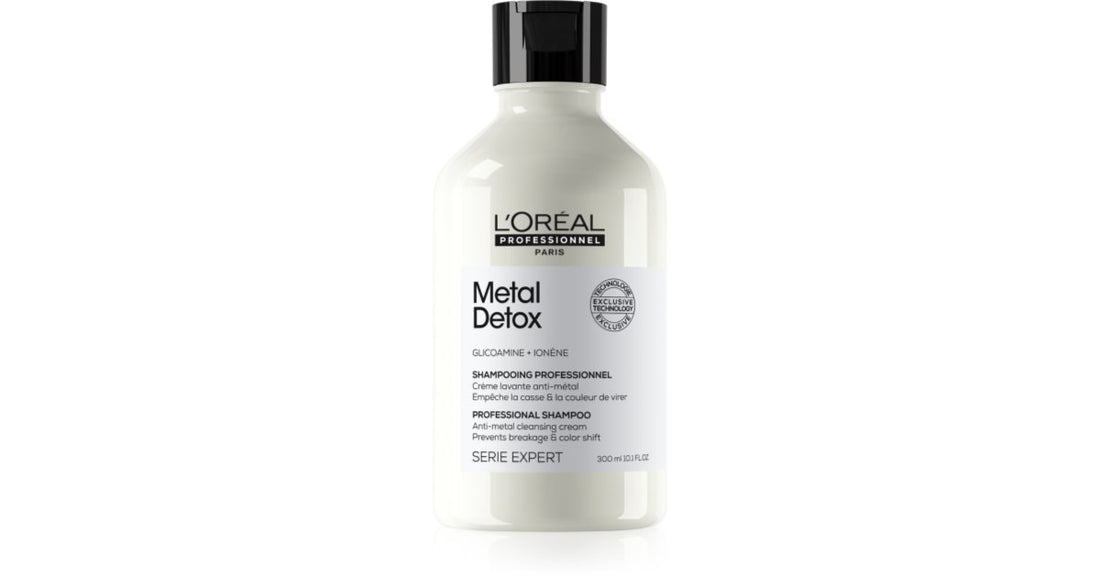 L’Oréal Professionnel Serie Expert Metal Detox Tiefenreinigungsshampoo für gefärbtes und strapaziertes Haar 1500 ml