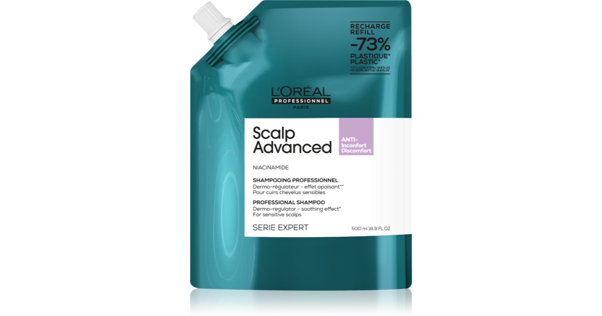 L’Oréal Professionnel Serie Expert Scalp Advanced shampoo til følsom og irriteret hovedbund 500 ml