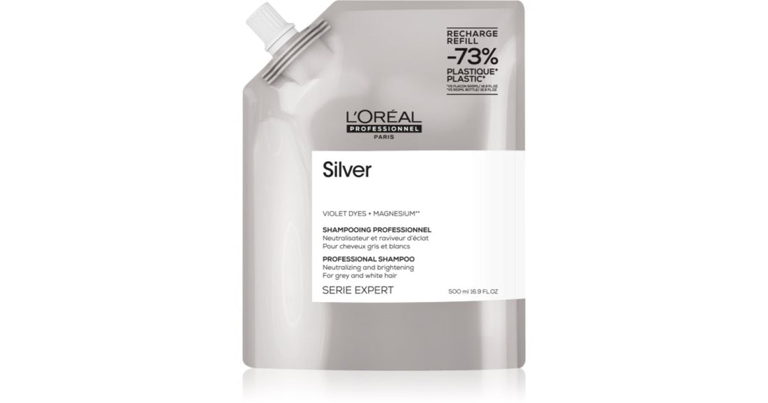 L’Oréal Professionnel Serie Expert Silver zartes Silbershampoo für graues Haar 500 ml