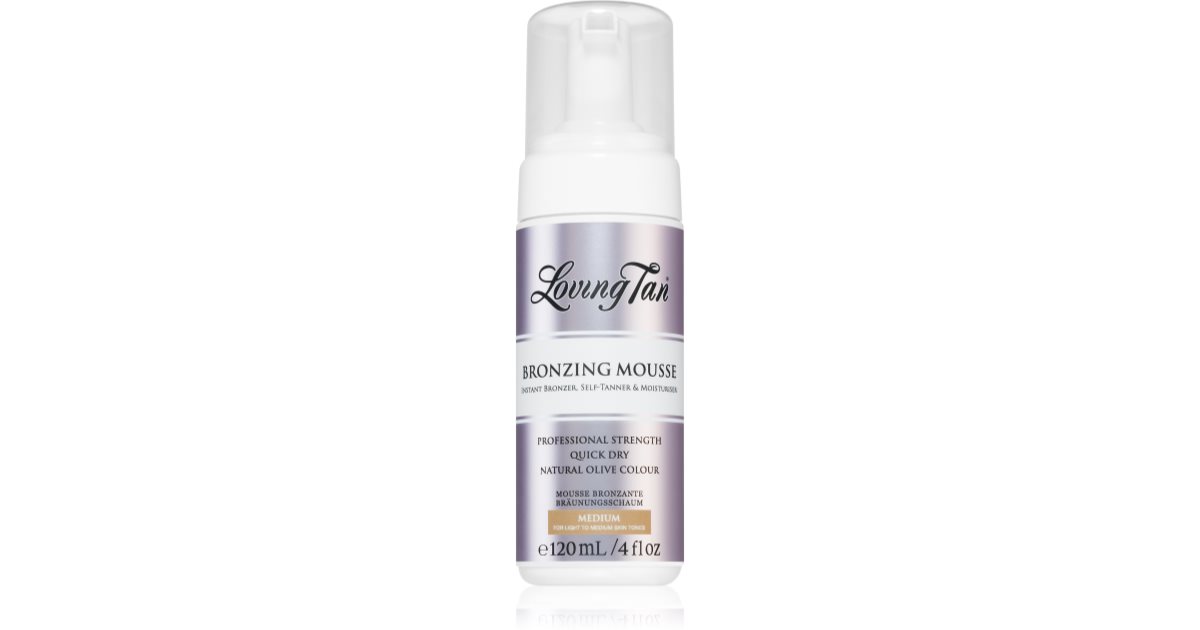 Loving Zelfbruinende Mousse kleur Medium 120 ml