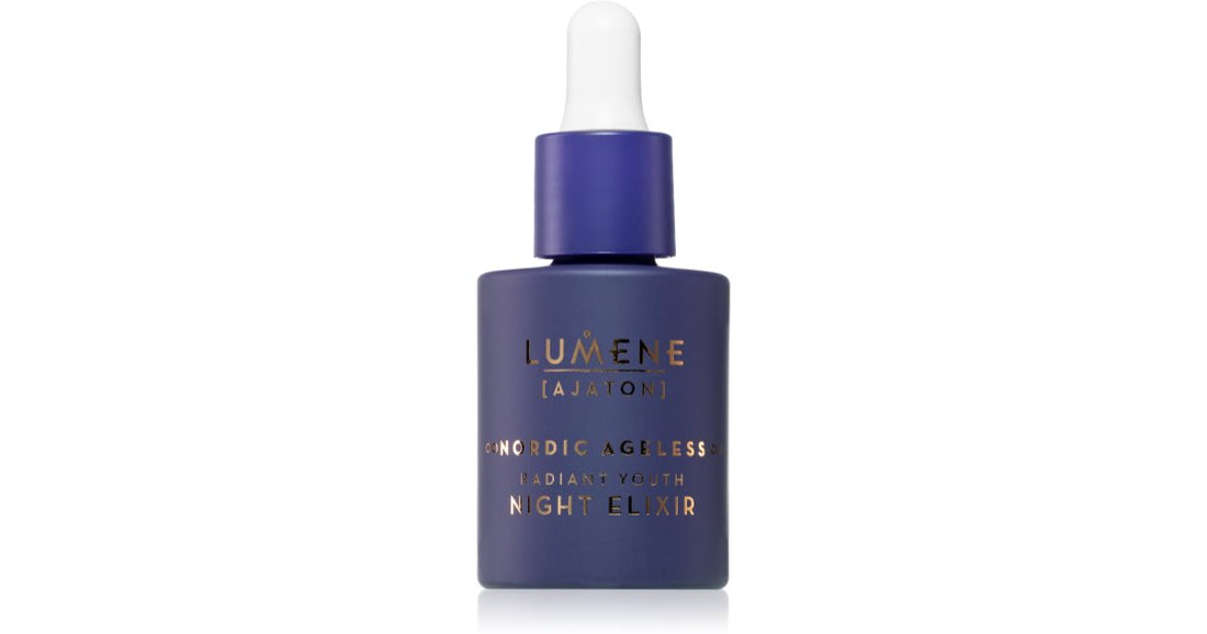 Lumene AJATON Nordic Ageless θρεπτικός αντιρυτιδικός ορός νύχτας 30 ml