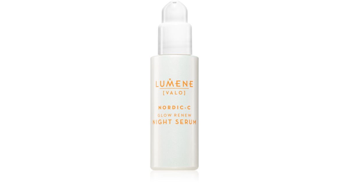 Lumene VALO Nordic-C Nachtserum für strahlende und glatte Haut 30 ml