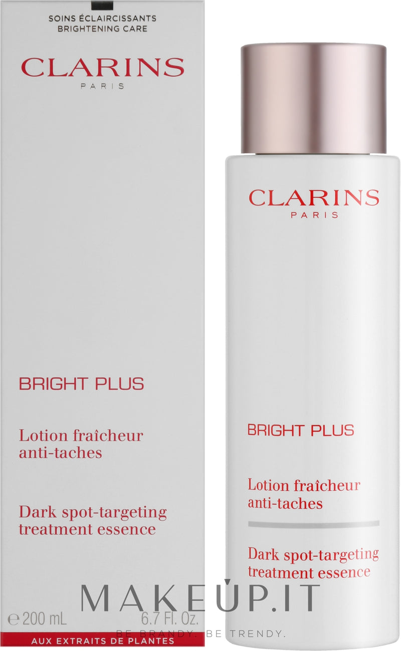 Essenza viso schiarente Clarins Bright Plus Dark Spot-Targeting Treatment Essence 200 ml