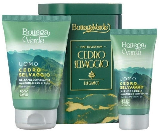 Bottega Verde Cedro Selvaggio Set (ash/balsamo/75ml + doccia/gel/50ml + scatola)