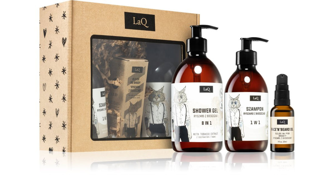 LaQ Lynx From Mountain confezione regalo per uomo 3 pz
