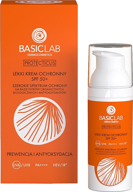 Basiclab Dermocosmetics Protecticus Crema Protettiva SPF 50+ 50 ml — Crema Solare