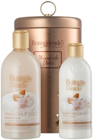 Set Bottega Verde Mediterranean Almond Box (sh/gel/400ml + b/lot/250ml + box/1pcs)