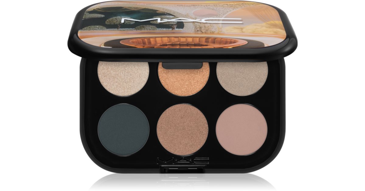 MAC Cosmetics Connect In farvepalet med 6 krypterede Kryptonite øjenskygger 6,25 g