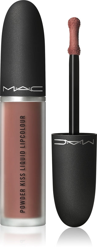 MAC Cosmetics أحمر شفاه سائل مطفي من باودر كيس، لون تيكين 5 مل