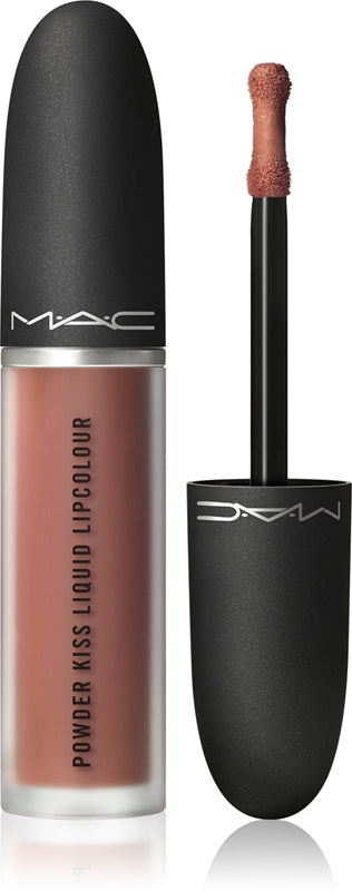 MAC Cosmetics أحمر شفاه سائل مطفي من باودر كيس، لون هابيت، 5 مل