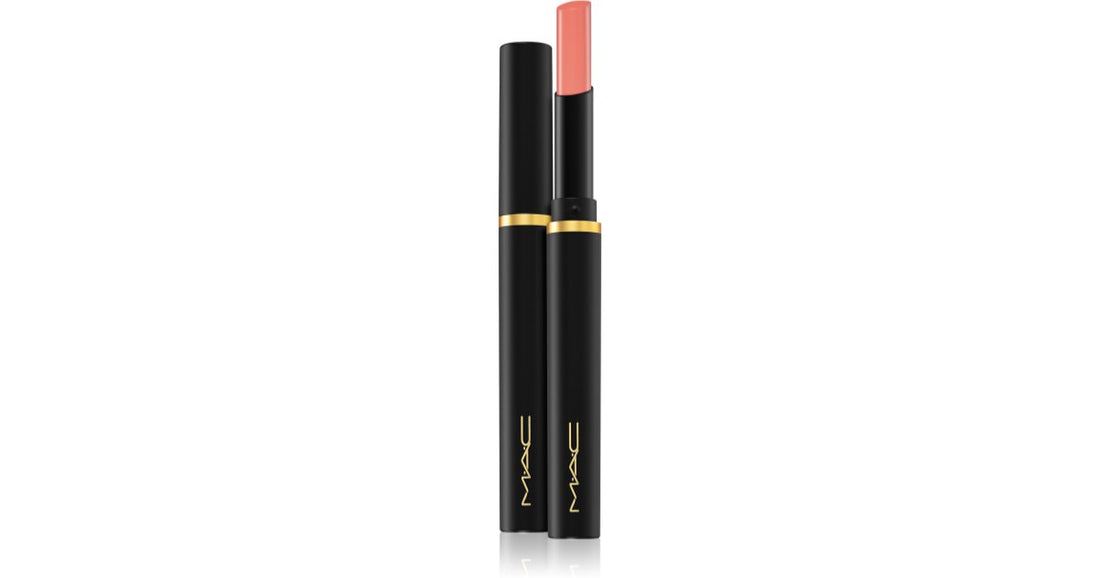 MAC Cosmetics Pudră Kiss Velvet Blur Slim Stick, culoarea hidratantă a rujului mat Sorry Not Sorry 2 g