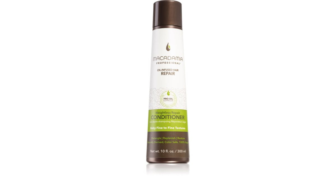 Macadamia Natural Oil Gewichtloze licht herstellende balsem met hydraterende werking 1000 ml