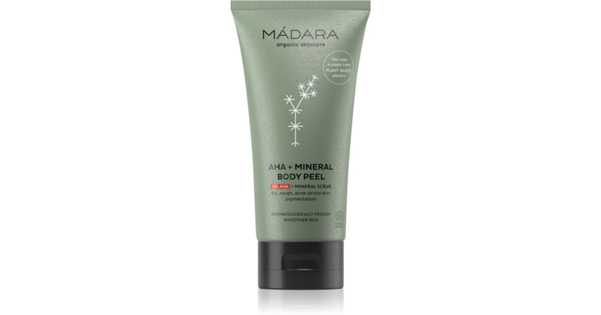 Mádara AHA+Mineral wygładzający peeling do ciała 175 ml