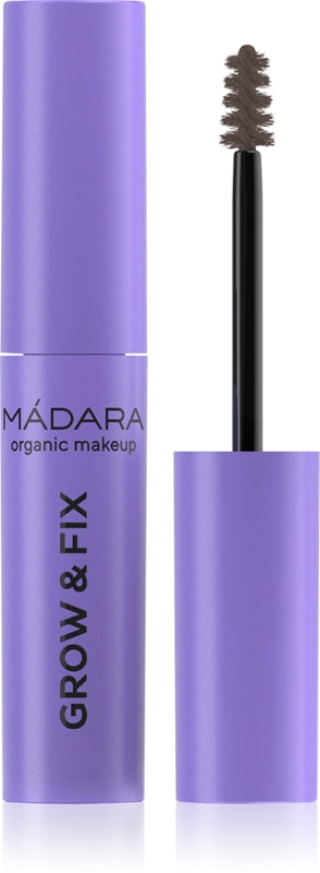 MÁDARA Grow &amp; Fix gel colorato per sopracciglia colore Frosty Taupe 4,25 ml