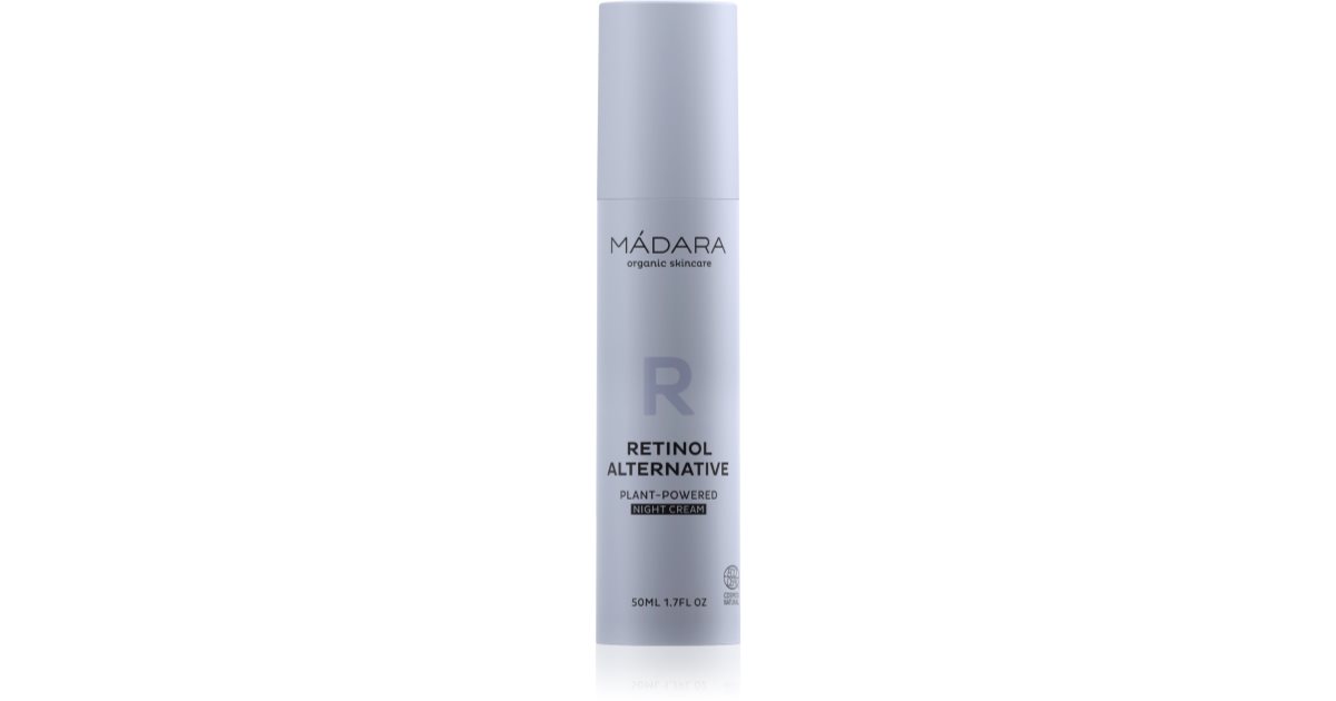 Mádara Retinol Kosteuttava ikääntymistä estävä vaihtoehtoinen yövoide 50 ml